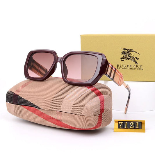 Retro Checkered Polarized Sunglasses