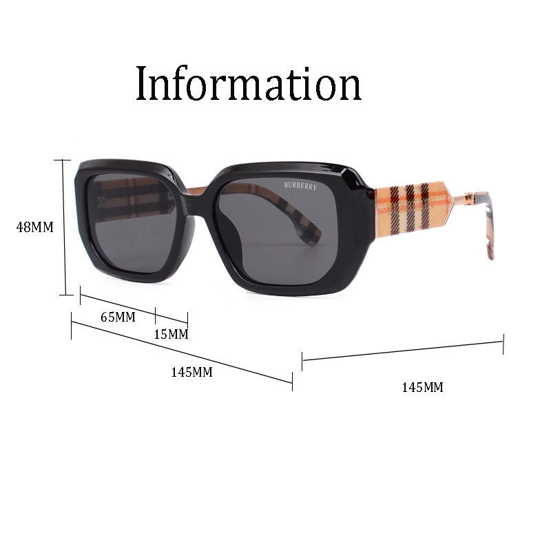 Retro Checkered Polarized Sunglasses