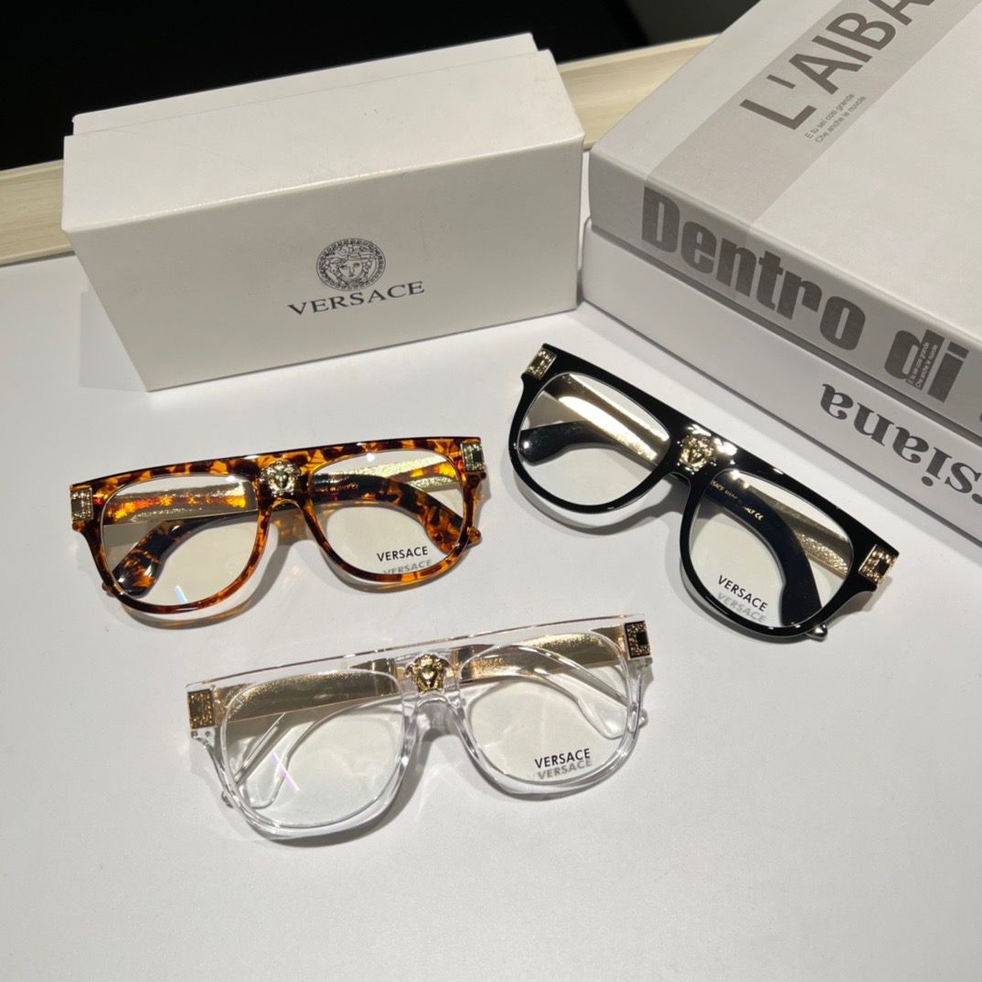 Unisex Medusa Square Glasses