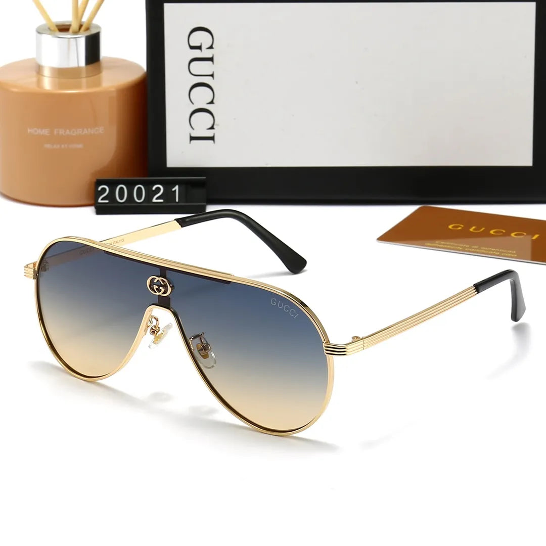 One-Piece Large Frame Sunglasses