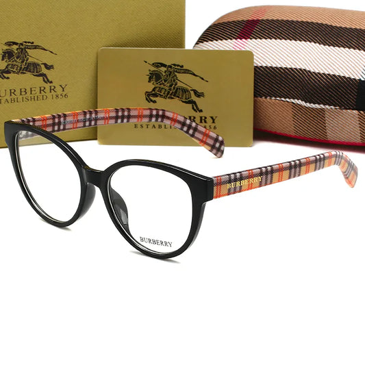 Vintage Check Border Sunglasses