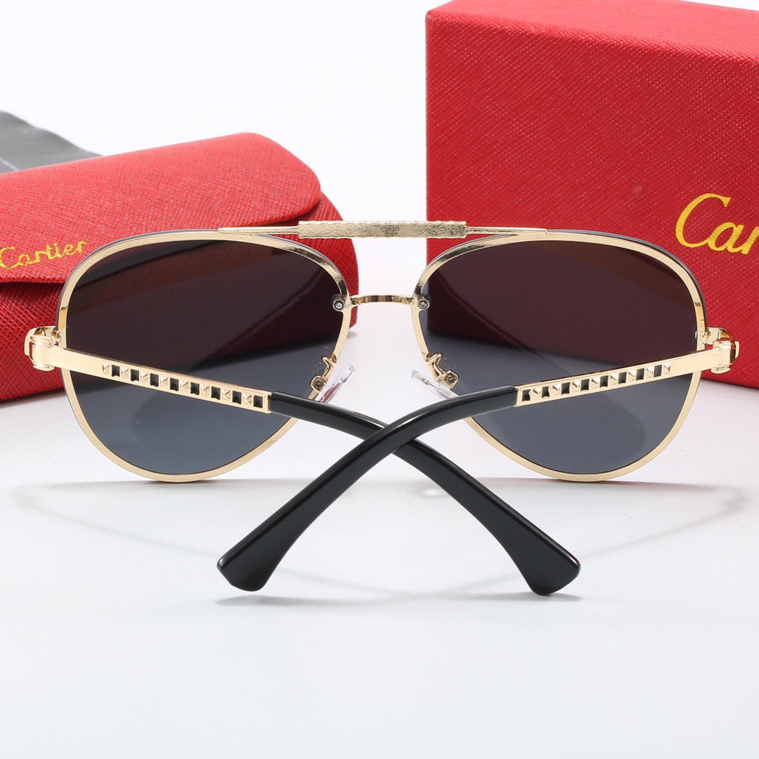 Luxury metal frame universal sunglasses