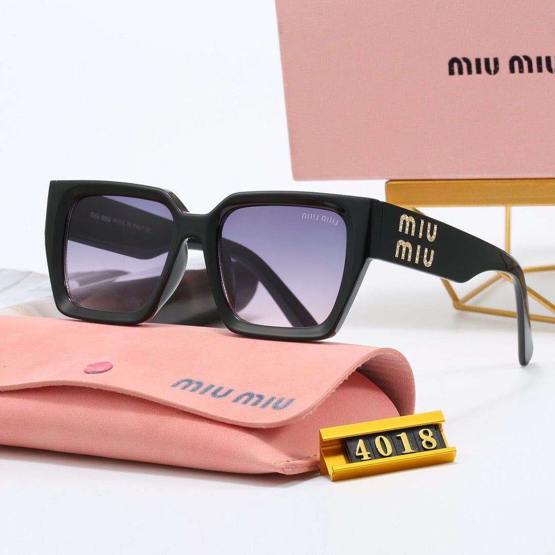 Luxury square frame universal sunglasses