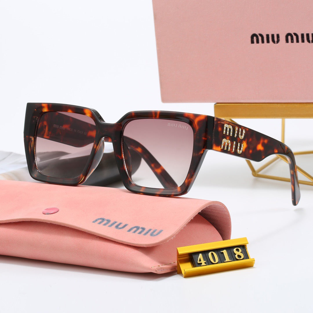 Luxury square frame universal sunglasses