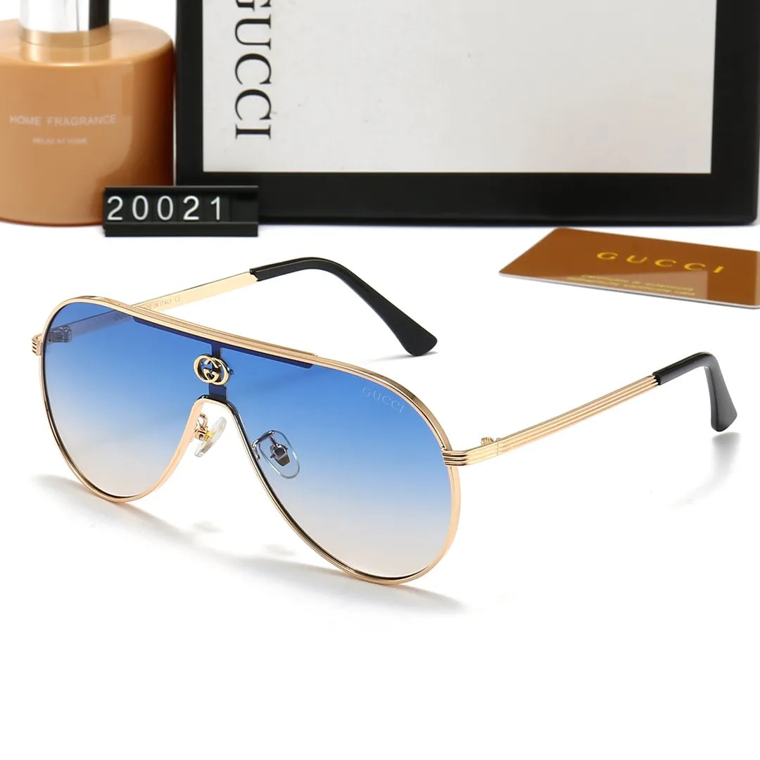 One-Piece Large Frame Sunglasses