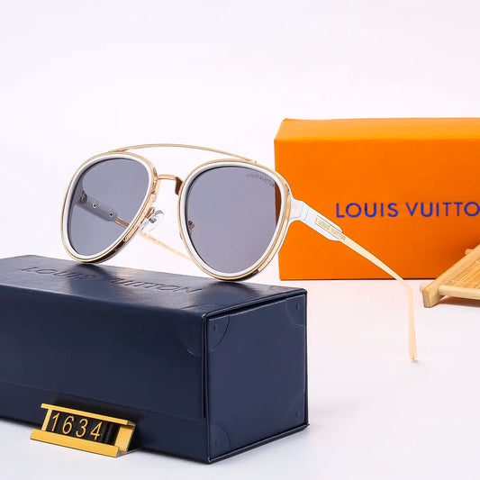 Retro Aviator Oval Sunglasses