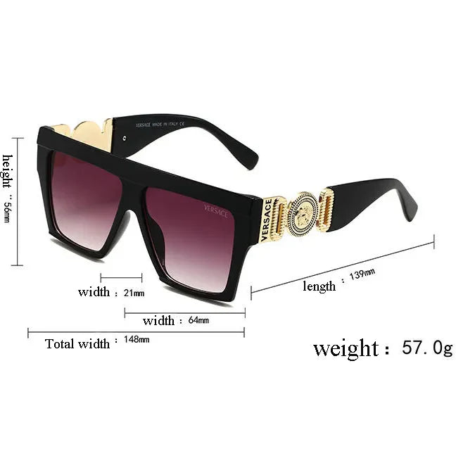 New Anti-Glare Square Unisex Sunglasses