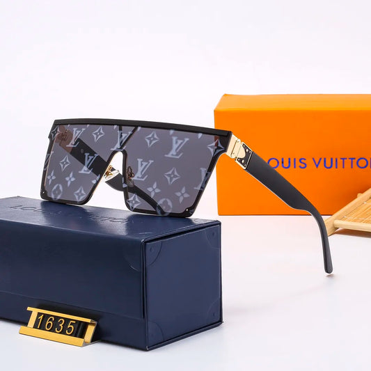 New Fashion One Piece Watermark Square Sunglasses