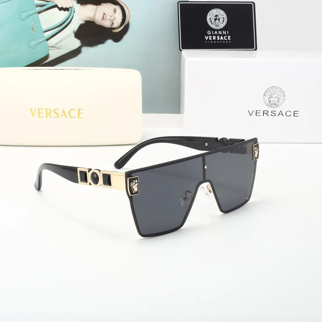 New Fashion Half-Portrait Logo Sunglasses