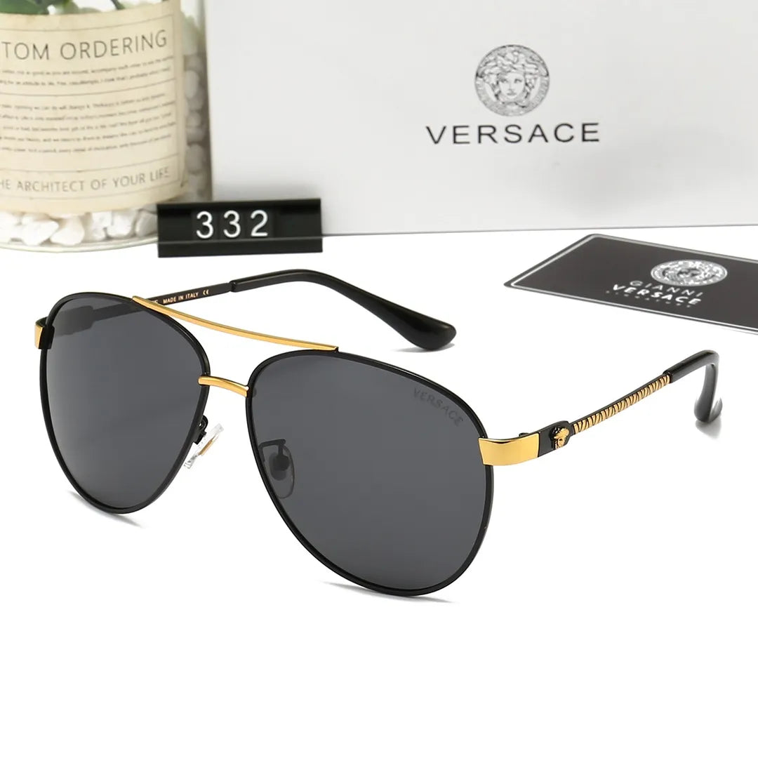 Double Bridge Aviator Sunglasses