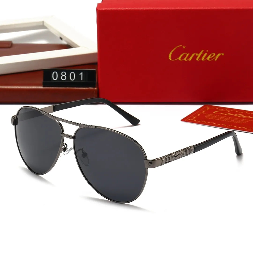 Classic Cool Polarized Metal Sunglasses