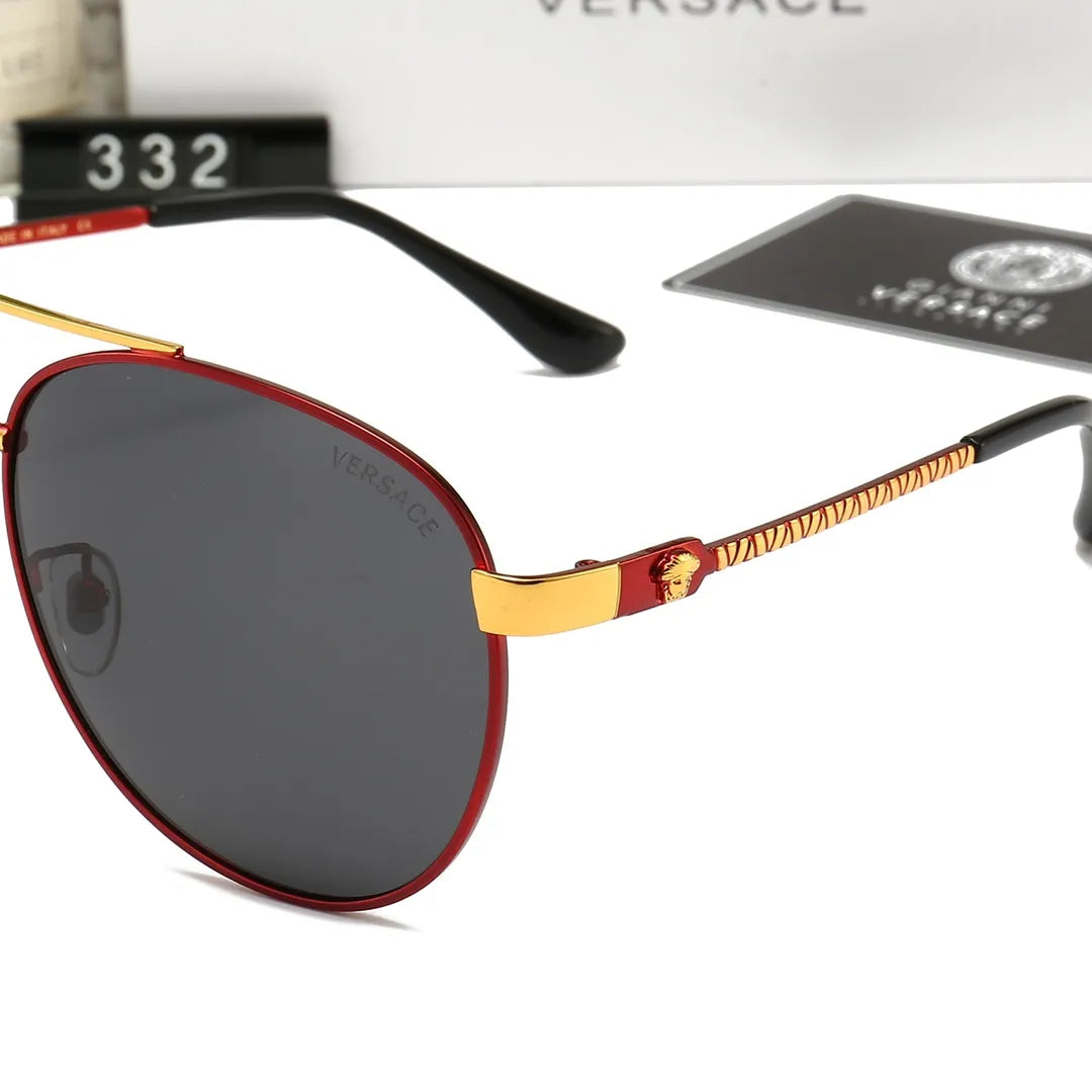 Double Bridge Aviator Sunglasses