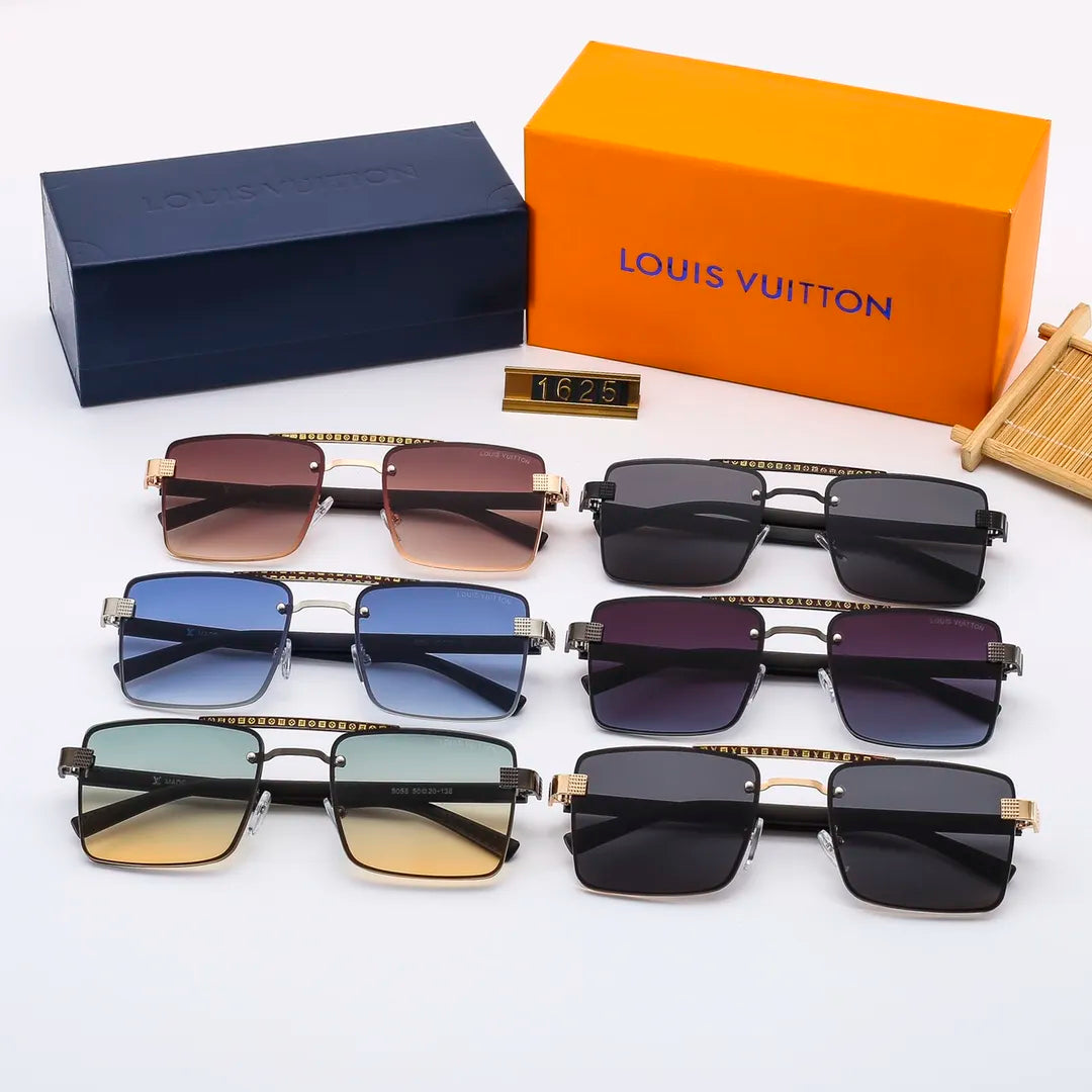 New Square Double Bridge Sunglasses