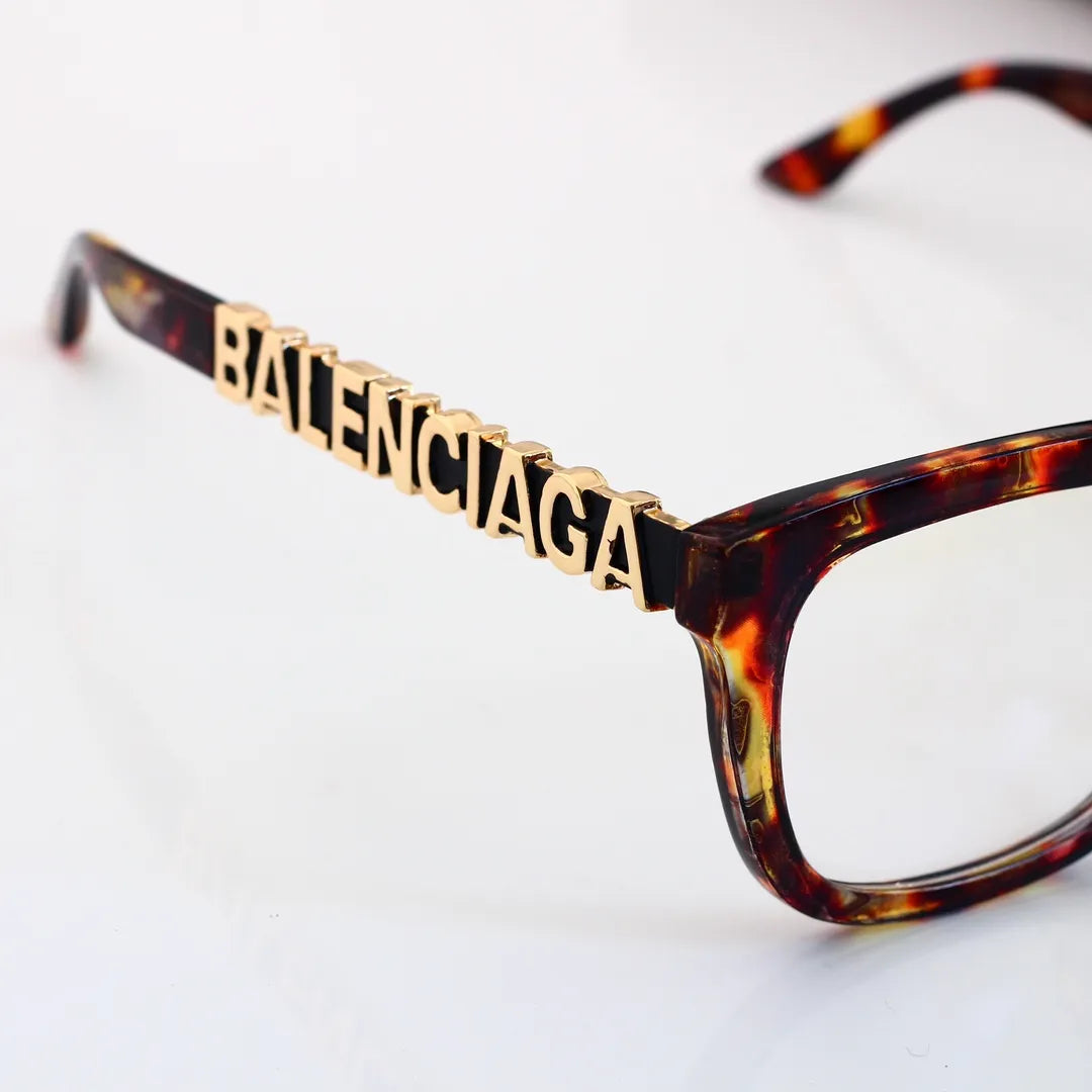 Metal Alphabet Border Eyewear