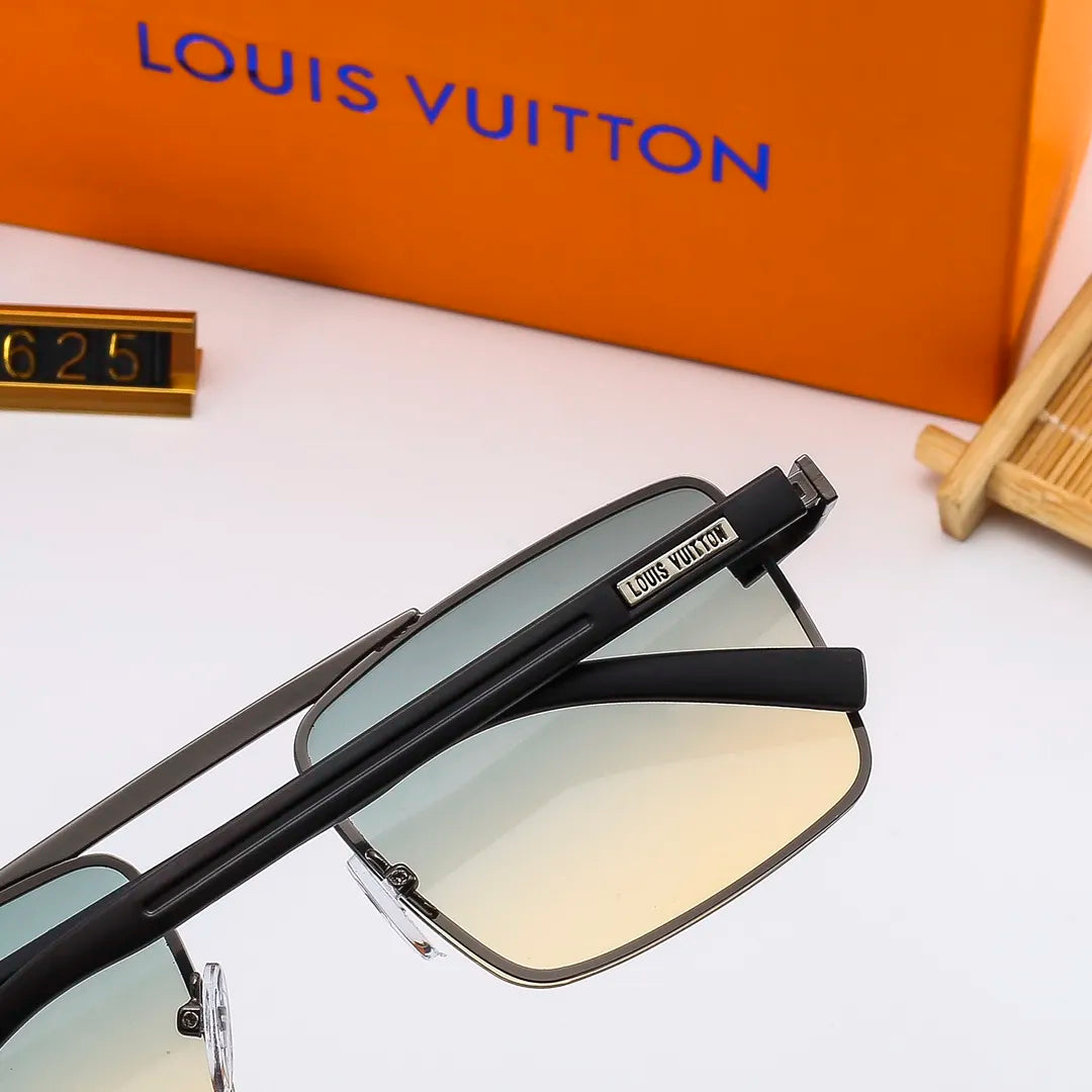 New Square Double Bridge Sunglasses