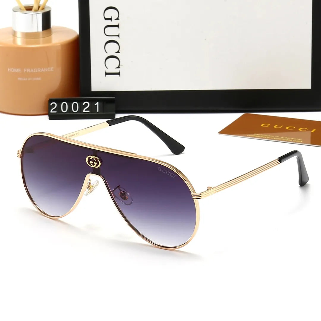 One-Piece Large Frame Sunglasses