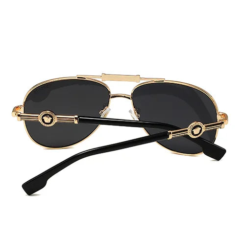 Double Bridge Polarized Aviator Sunglasses