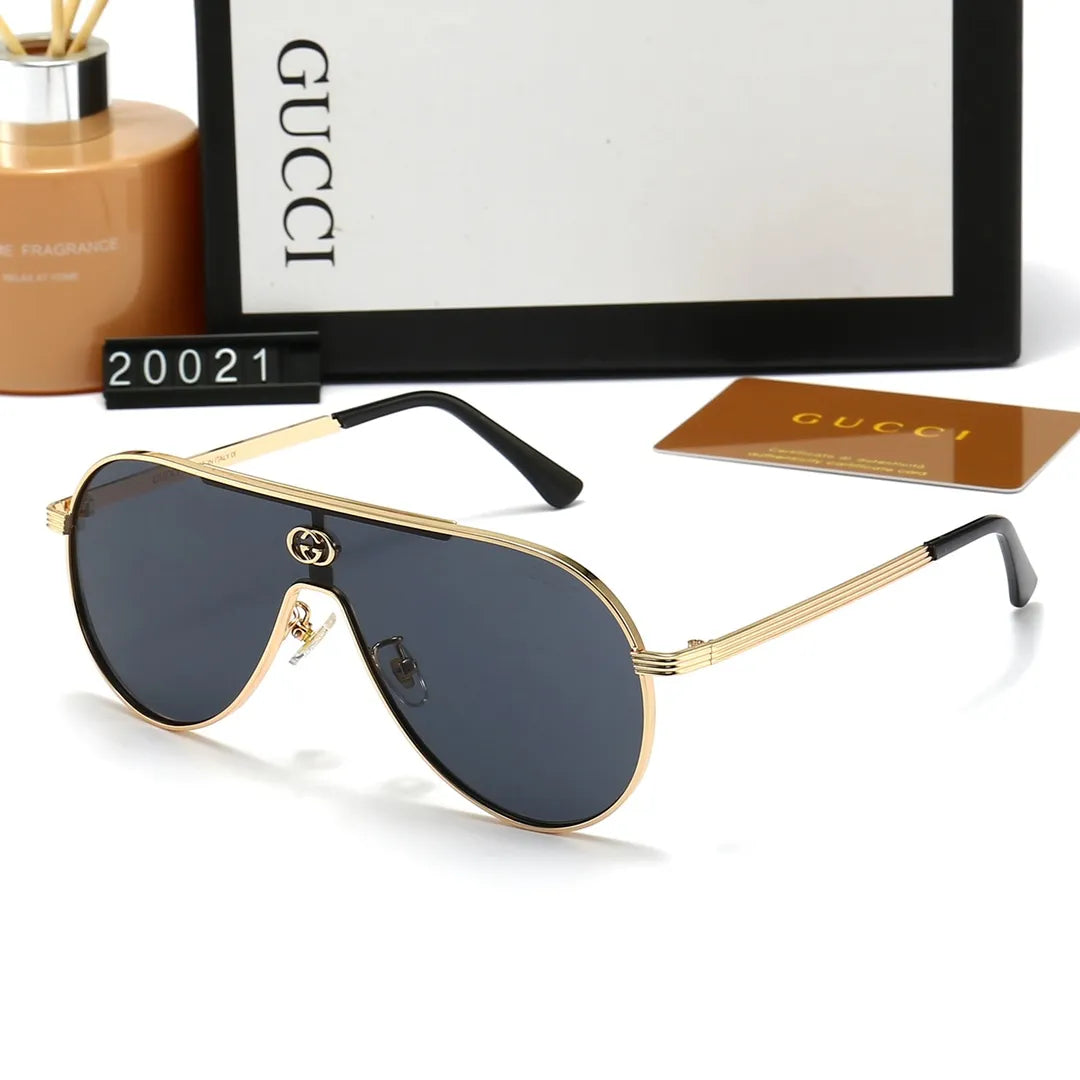 One-Piece Large Frame Sunglasses