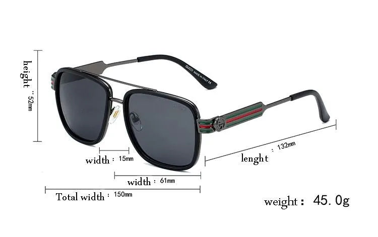 Unisex Pilot HD Sunglasses