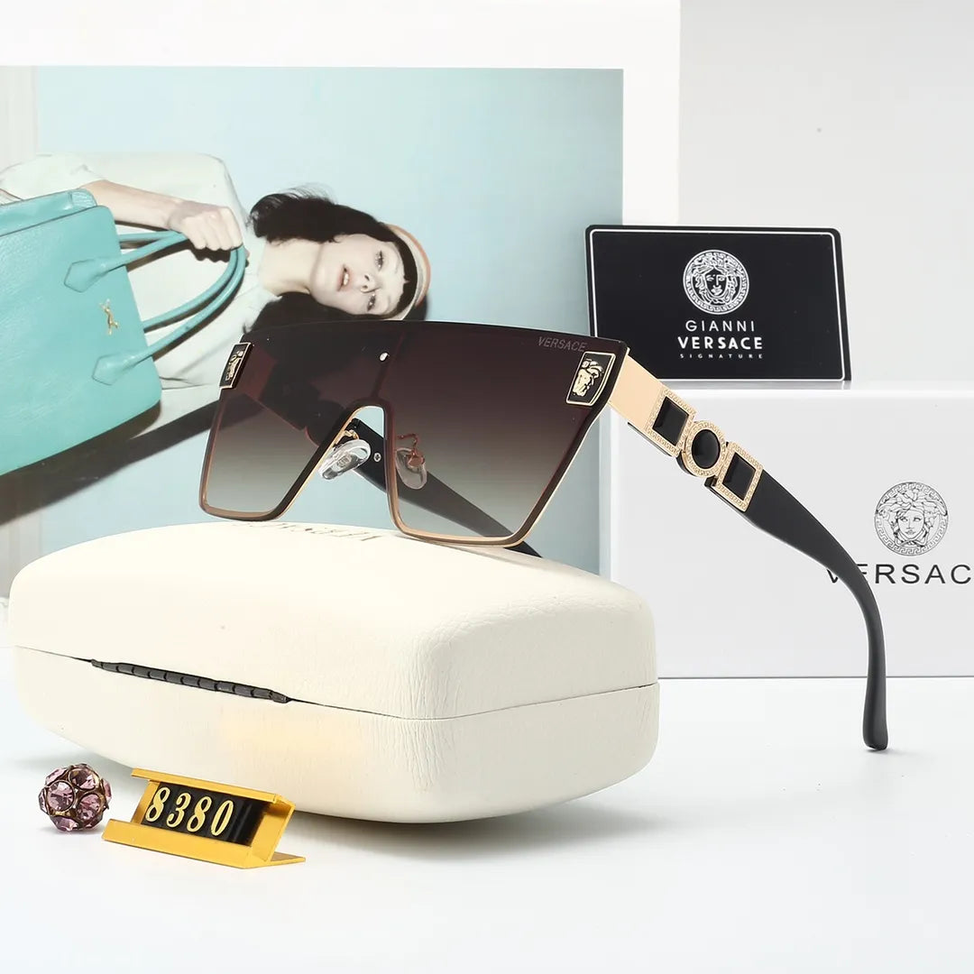 New Fashion Half-Portrait Logo Sunglasses