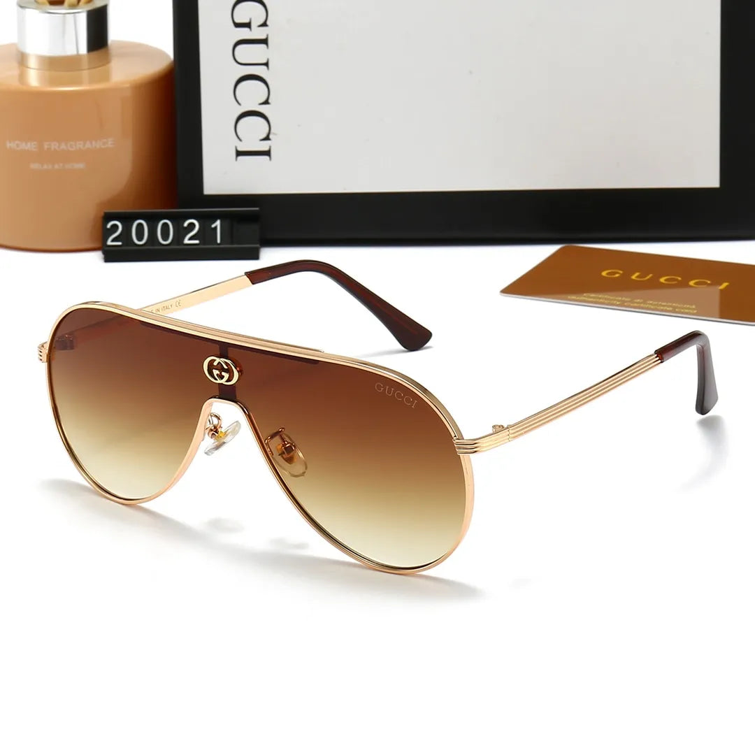 One-Piece Large Frame Sunglasses