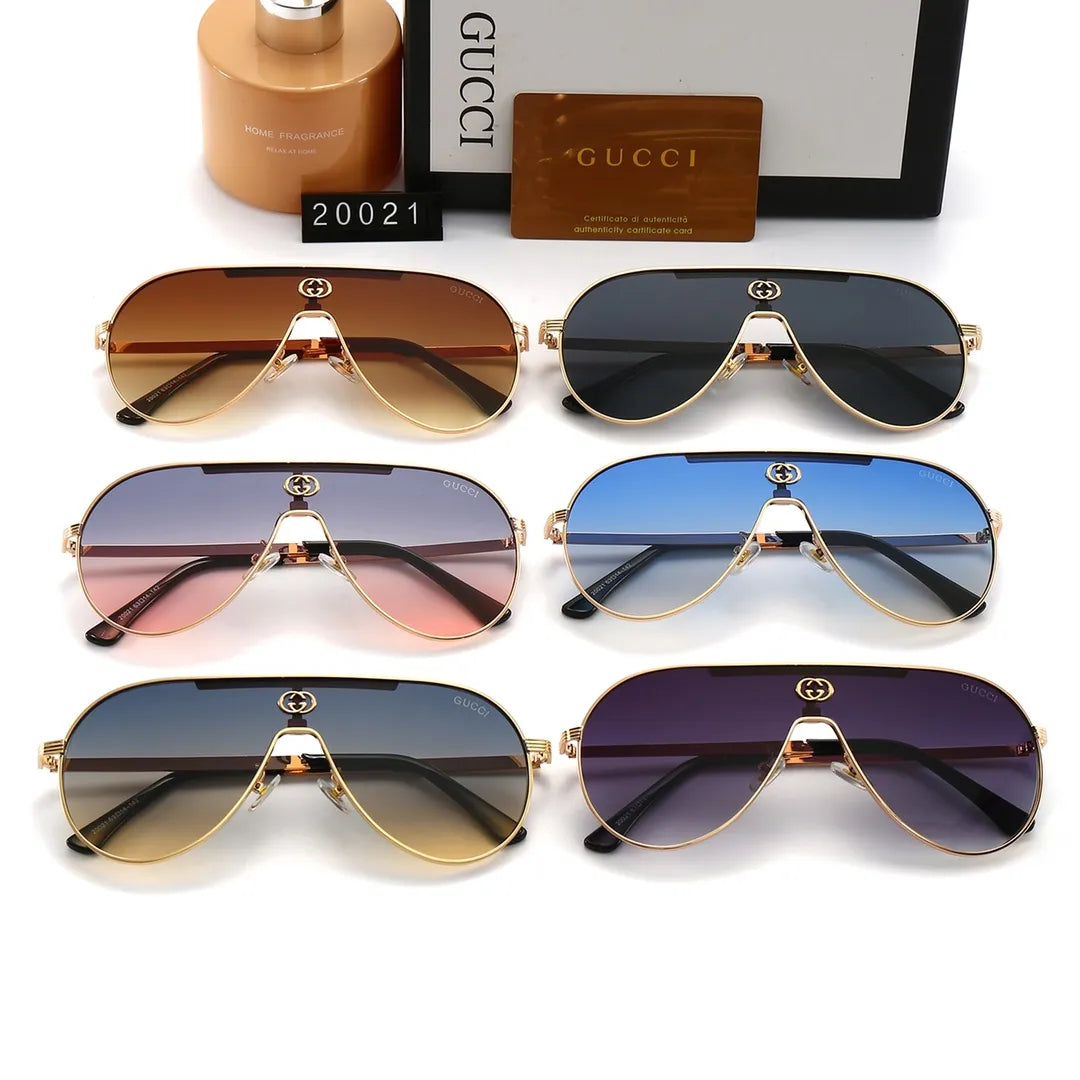 One-Piece Large Frame Sunglasses