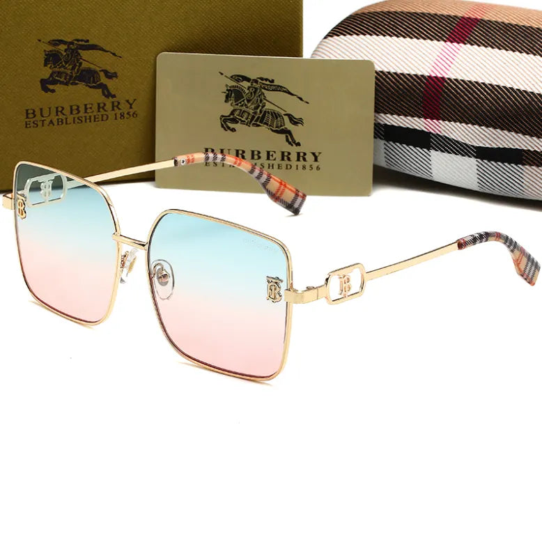 Retro Plaid HD Sunglasses