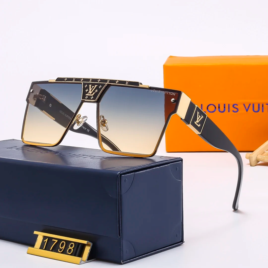 Retro large frame sunglasses