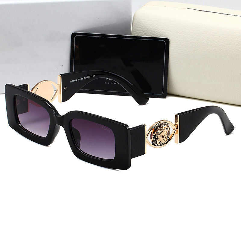 Retro Metal Medusa Temple Sunglasses