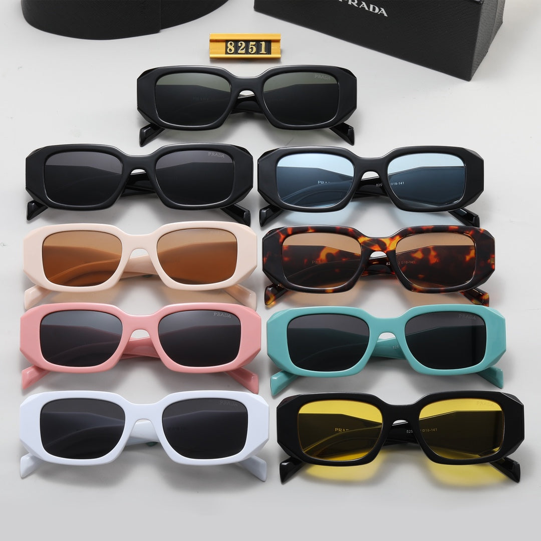 Polygonal Retro Unisex Sunglasses