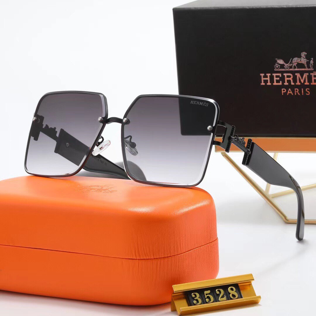 Fashion Metal H Carriage Sunglasses