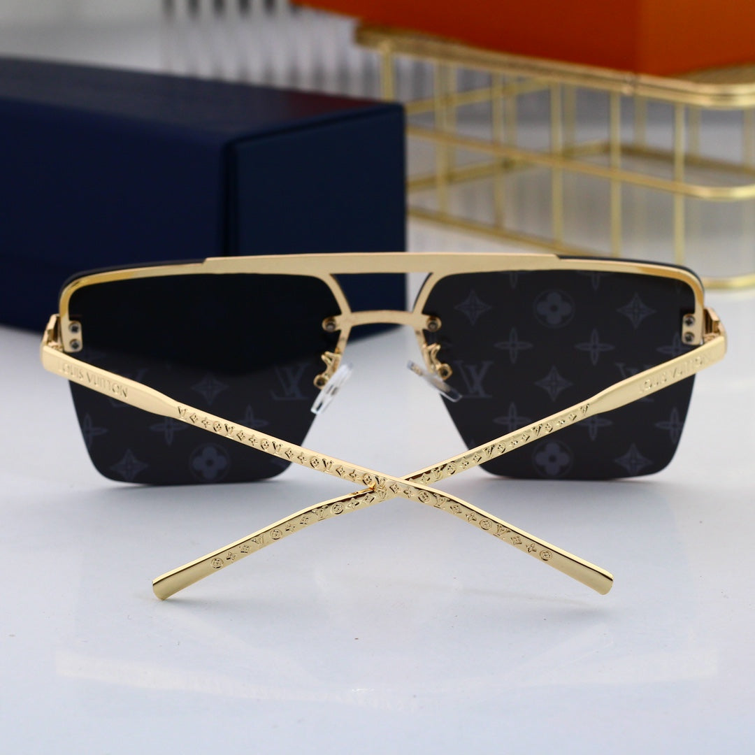 HD Metal Monogram Sunglasses