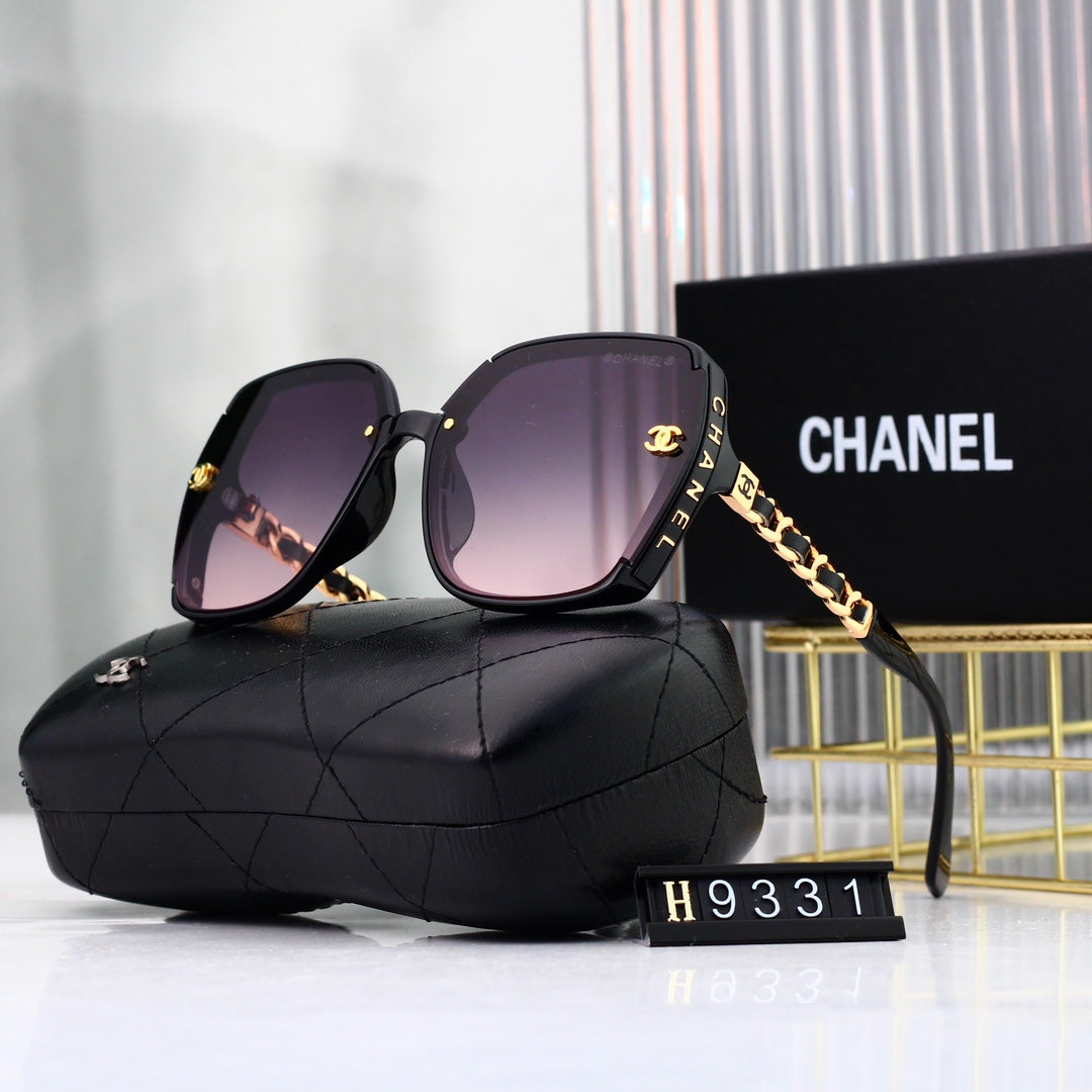 Women's Fashion Full Frame Letter Sunglasses