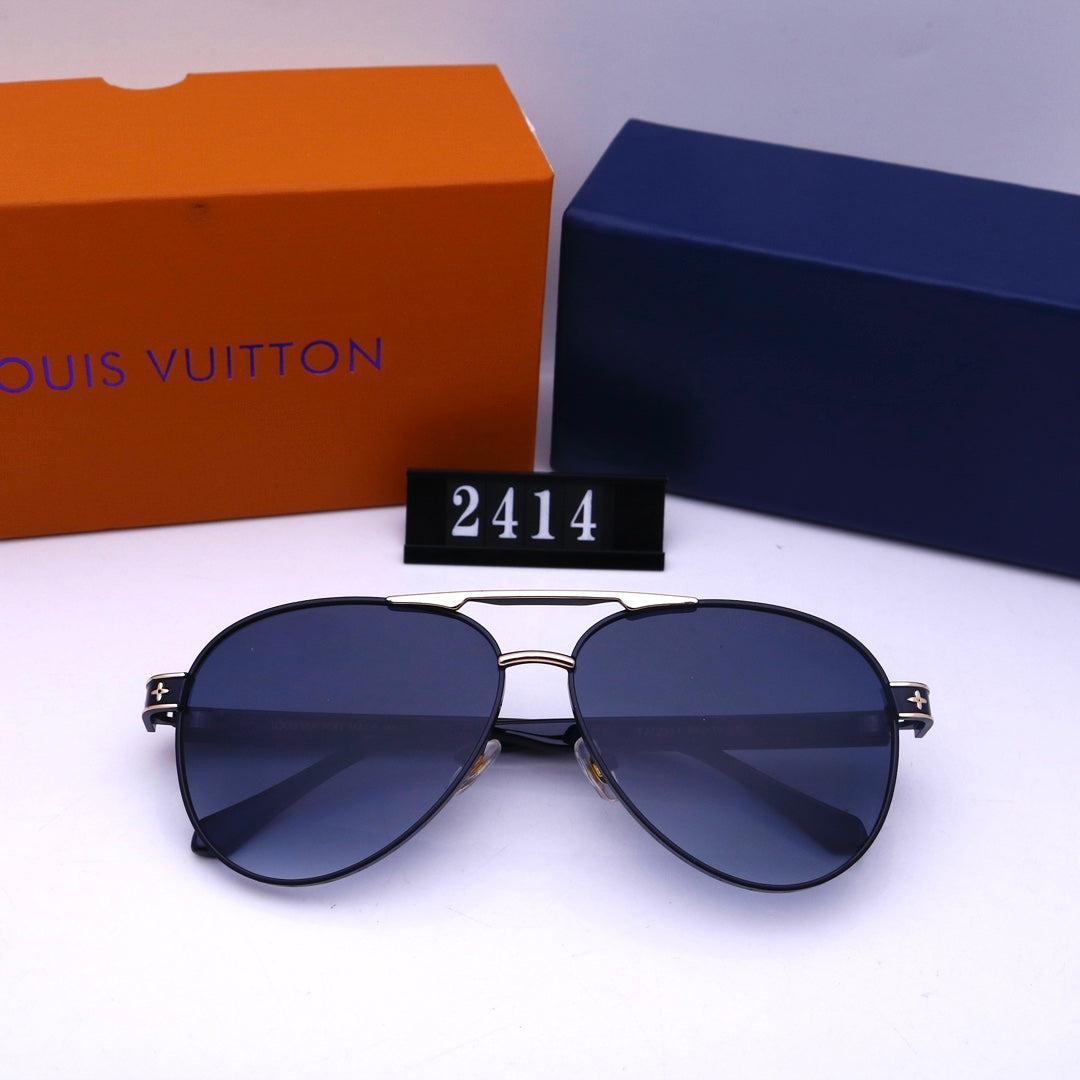 Double Bridge Embossed Frame Sunglasses