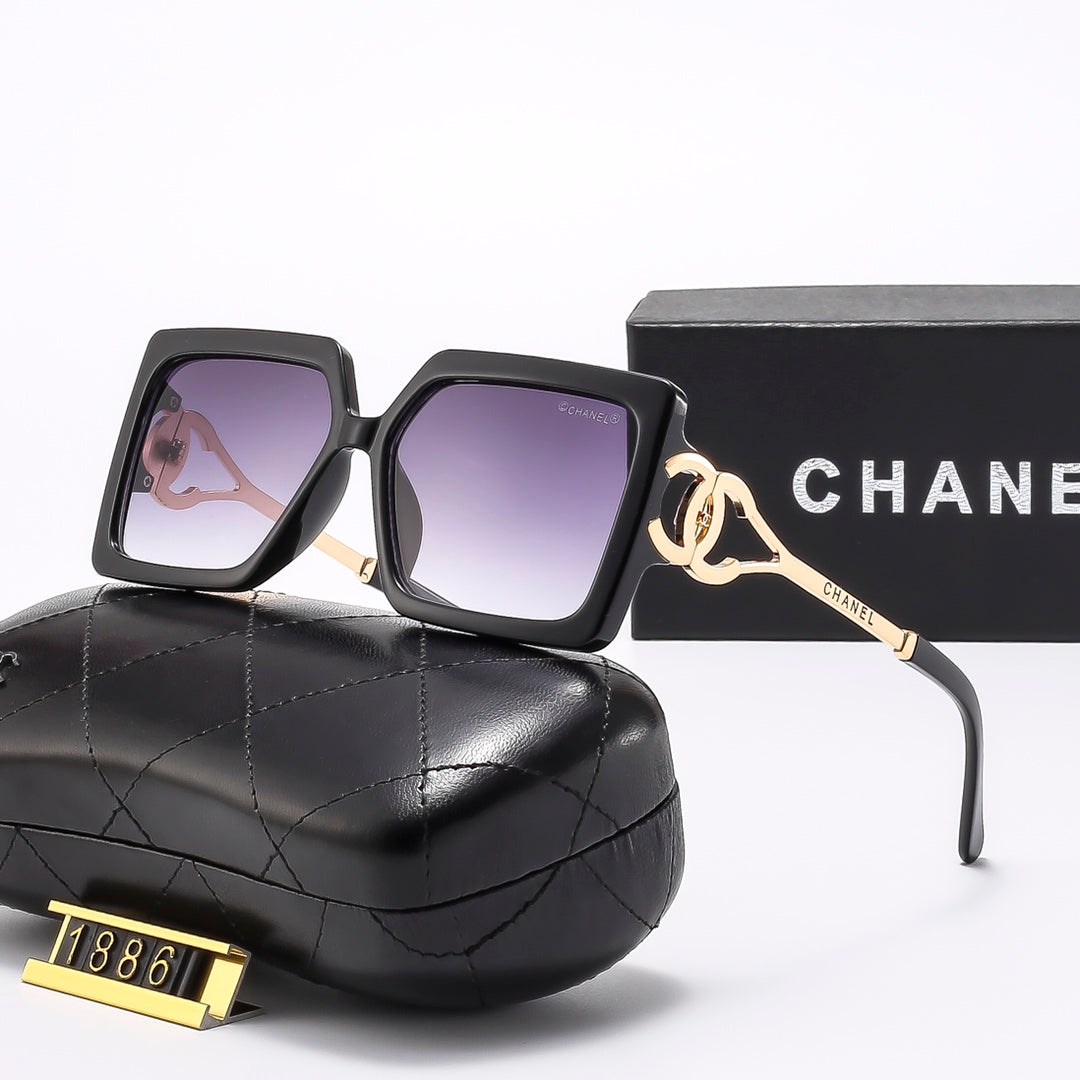 Stylish C Metal Frame Sunglasses