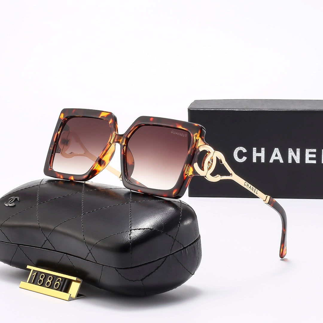 Stylish C Metal Frame Sunglasses