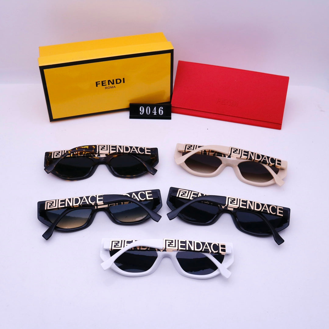 Fashion Metal Letter Sunglasses