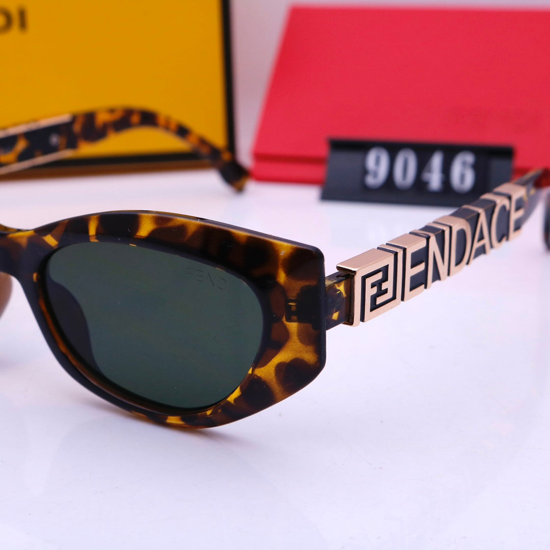 Fashion Metal Letter Sunglasses