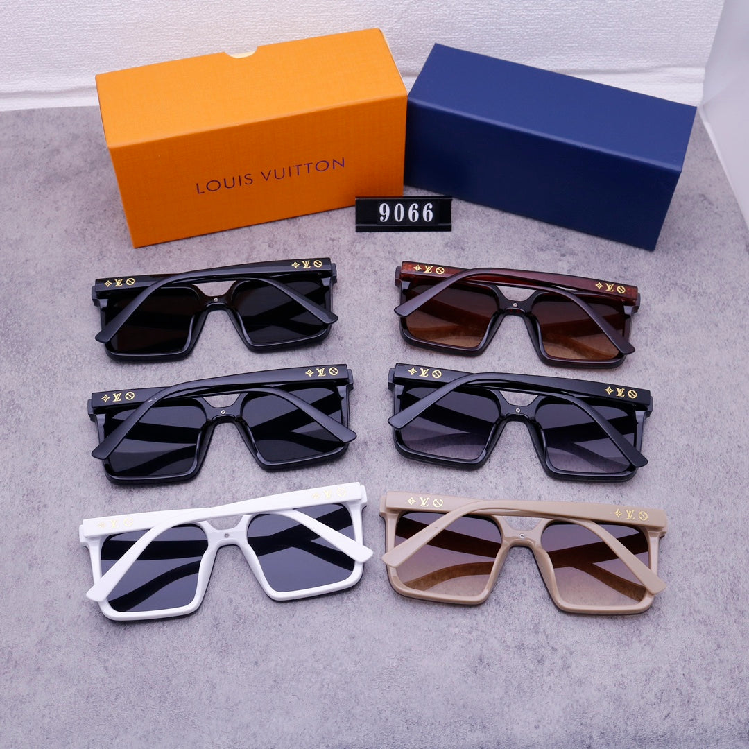 Unisex Cool Monogram One Piece Sunglasses