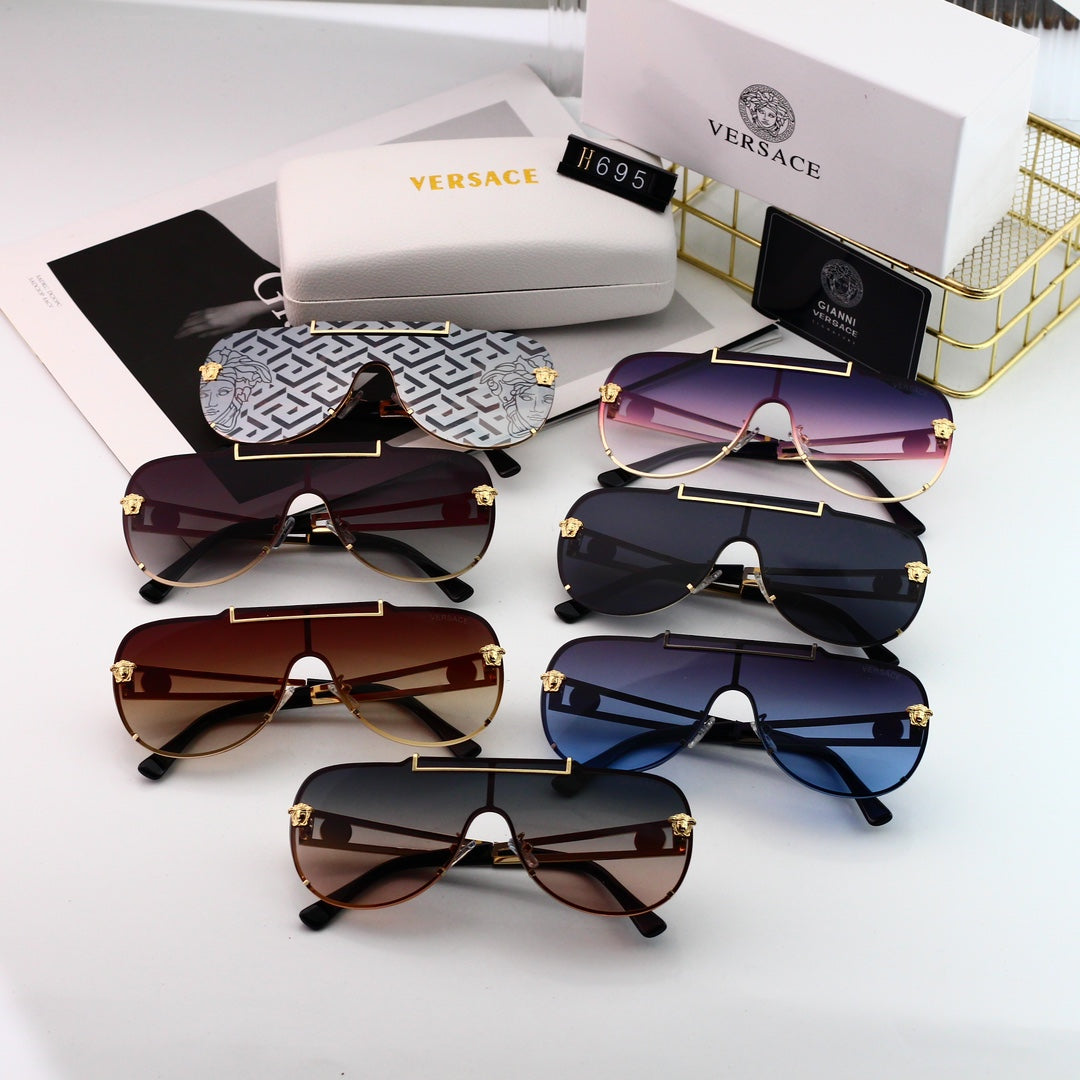 Retro Watermark Pattern Sunglasses