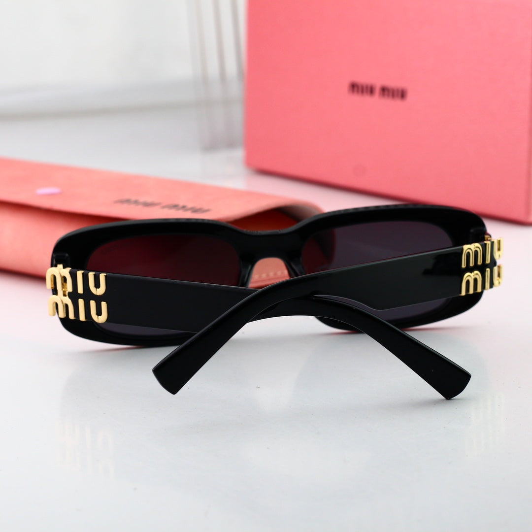 Rectangular Metal Fashion Women's Sunglasses