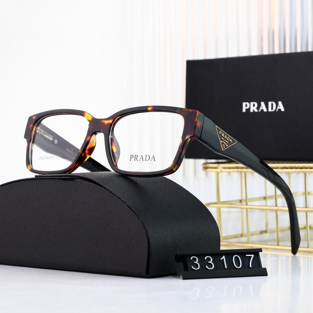 Classic Triangle Logo Square Glasses