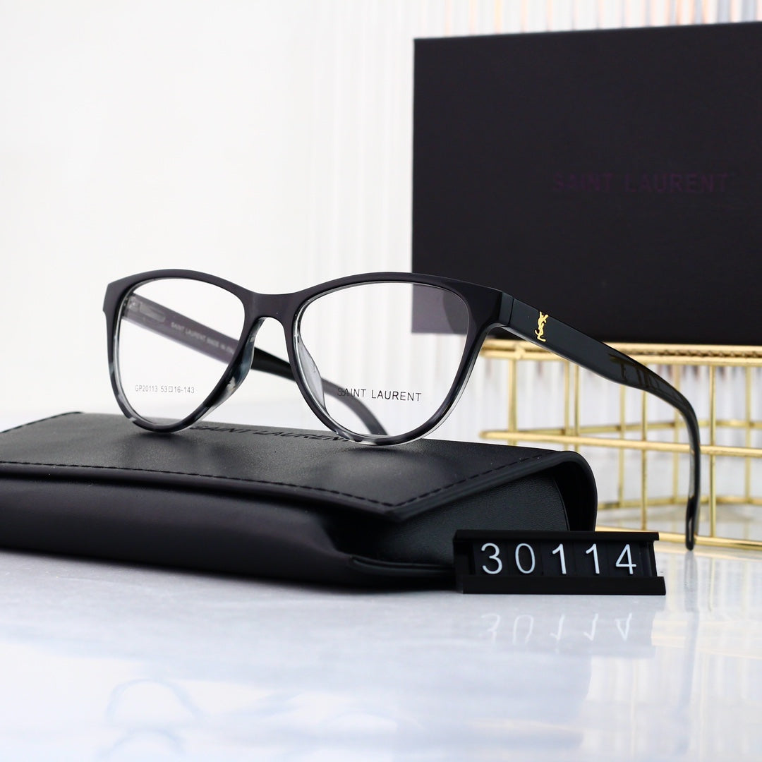 Deluxe New Fashion Logo Glasses