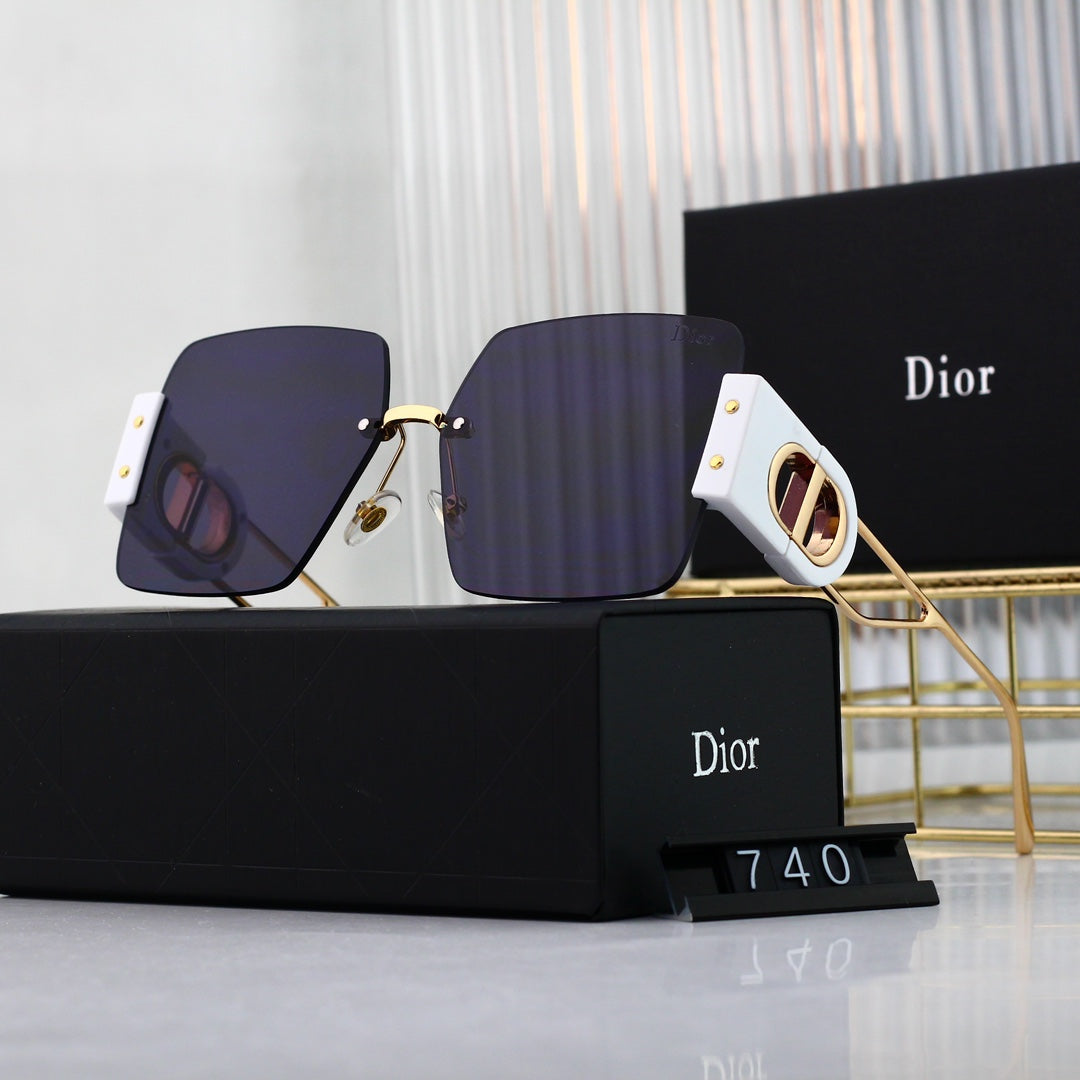 Fashion CD Metal Square Sunglasses