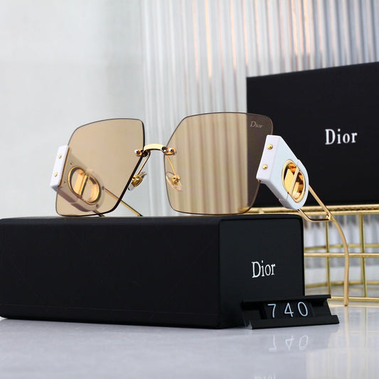 Fashion CD Metal Square Sunglasses