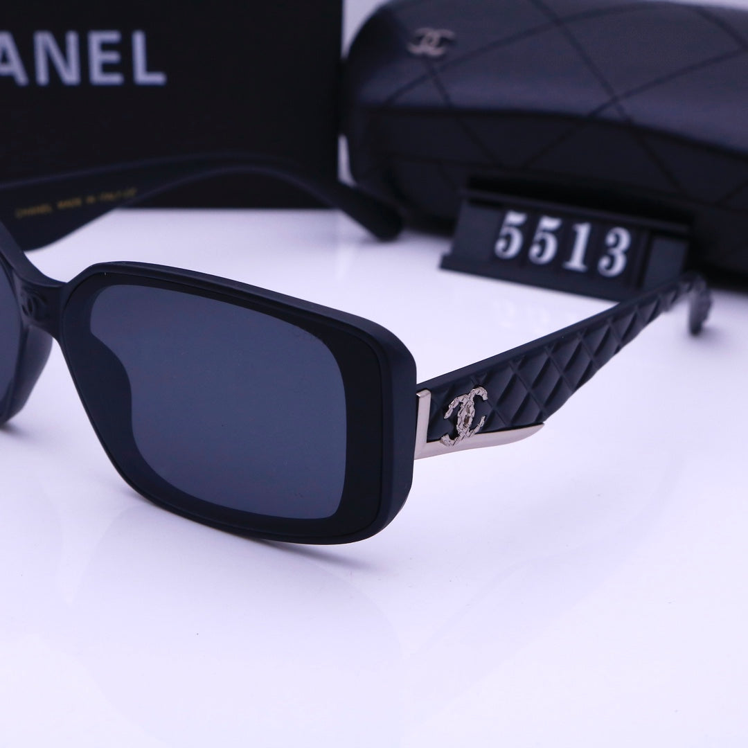 Retro Fashion Diamond Logo Sunglasses