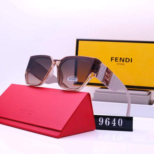 Fashionable F Embossed Sunglasses