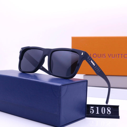 Vintage Fashion Embossed Square Frame Sunglasses