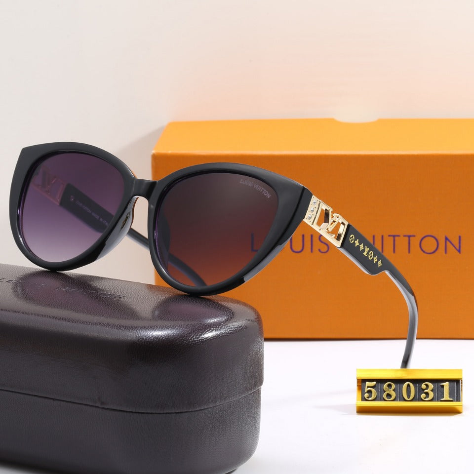 Diamond Hollow Letter Frame Sunglasses