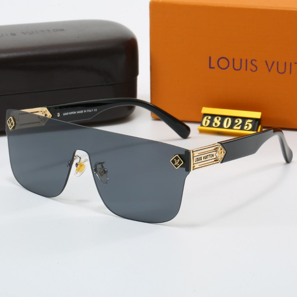 Fashion New Retro Watermark Sunglasses